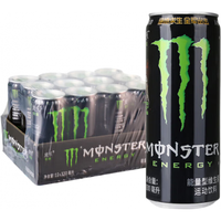 可口可乐魔爪能量风味饮料330ml罐装整箱无糖白魔爪 黑魔爪330ml*24罐