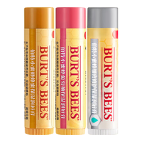 移动端、京东百亿补贴：BURT'S BEES 小蜜蜂 伯特小蜜蜂润唇膏组合天然保湿滋润补水秋冬生日礼物 葡萄柚+红石榴+蜂蜜