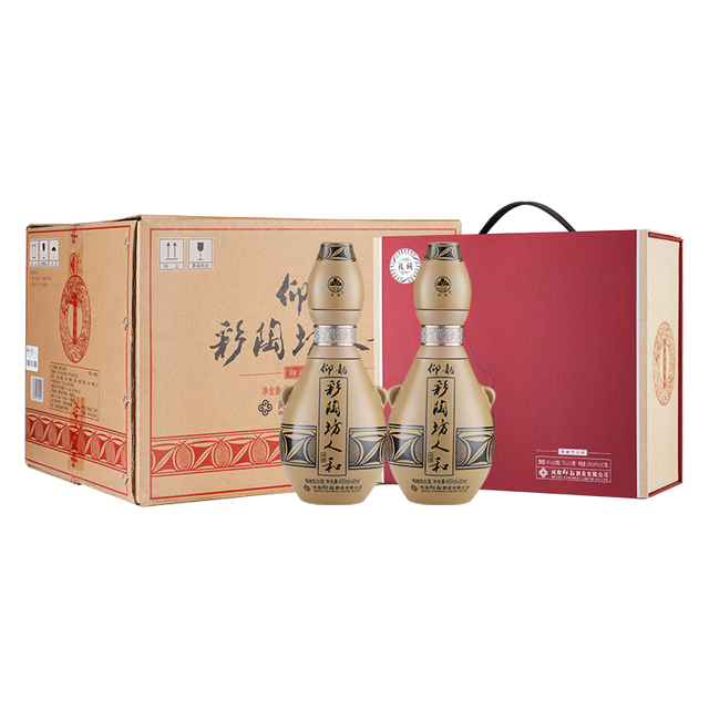 仰韶 礼盒装 陶融型白酒  40-49.9度 整箱装 500mL*6瓶整箱