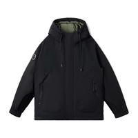 鸭鸭（YAYA）【新山系系列】户外登山羽绒服男女同款2024休闲百搭外套YX 鹅黄色 3XL /190/104A