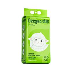 德佑 悬挂式洗脸巾200抽*4提 家庭装大包加量加厚擦脸巾绵柔洁面巾纸
