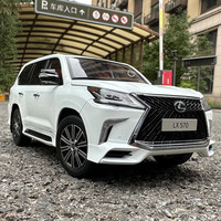CLDLCD 1:18 雷克萨斯lx570 合金全开车模  越野车模型 收藏 白色 