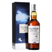泰斯卡行货 泰斯卡 Talisker 苏格兰岛屿产区单一麦芽威士忌洋酒 泰斯卡25年2020版 700mL 1瓶