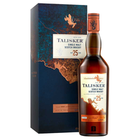 泰斯卡行货 泰斯卡 Talisker 苏格兰岛屿产区单一麦芽威士忌洋酒 泰斯卡25年 700mL 1瓶