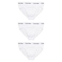 Calvin Klein/凯文克莱CK 3件装男士棉质舒适三角内裤 U2661G 白色 100 S
