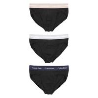 Calvin Klein/凯文克莱CK 3件装男士棉质舒适三角内裤 U2661G 黑色 6ED M
