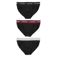 Calvin Klein/凯文克莱CK 3件装男士棉质舒适三角内裤 U2661G 黑色 H54 XS