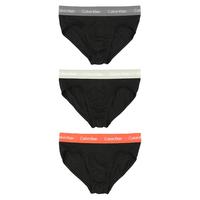 Calvin Klein/凯文克莱CK 3件装男士棉质舒适三角内裤 U2661G 黑色 MWR L
