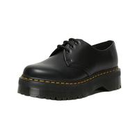 马汀博士 Dr.Martens1461 Quad秋松糕通勤光面皮皮鞋单鞋 黑色