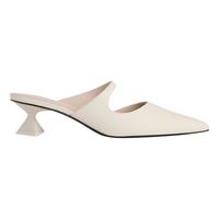 CHARLES & KEITH 时尚尖头粗跟 女士穆勒拖鞋