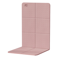 悦步可折叠瑜伽垫小午睡垫儿童午休加厚防滑家用运动地垫 粉色【宽61cm】 6mm厚