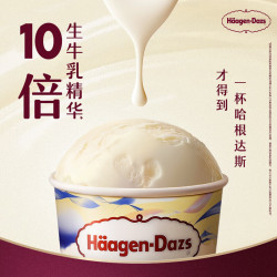 哈根达斯 经典香草口味冰淇淋 100ml/杯