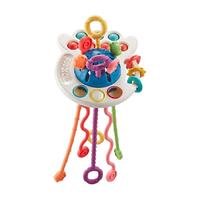 飞碟拉拉乐抽抽乐婴儿太空玩具沙水精灵宝宝0-1岁益智早教玩具