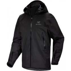 ARC'TERYX BETA AR GORE-TEX系列男士休闲连帽硬壳冲锋衣冲逢衣 节日送礼 黑色/black XS