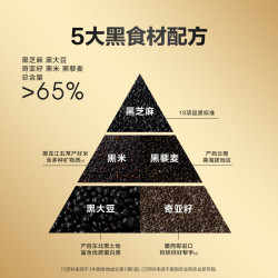 五谷磨房 黑芝麻糊米糊低GI 即食速食 早餐代餐粉 核桃芝麻黑豆粉 经典 546g*1罐 +食养缤纷盒条装