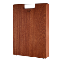 爱仕达（ASD）菜板乌檀木99%抗菌砧板整木加大加厚双面防霉面板45*28*2.5cm 加大|乌檀木砧板45*28*2.5cm