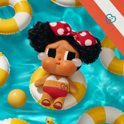 泡泡玛特 CRYBABY Vacation Mode On系列 - 搪胶毛绒挂件盲盒 1个 不支持七天无理由退换