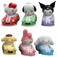 多美卡TOMY合金小汽车模型三丽鸥家族系列盲盒库洛米摆件端盒6个