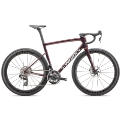 SPECIALIZED S-WORKS TARMAC SL8 RED AXS 碳纤维公路自行车 珍珠红/金属白银 49