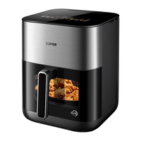 SUPOR 苏泊尔 双热源立体加热 空气炸锅 家用 6L大容量 远红外 KD60YQ885