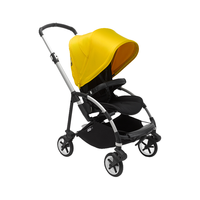BUGABOO/博格步 Signature华彩系列 Bee 6 多功能轻便城市型折叠 婴儿推车 银架柠檬黄
