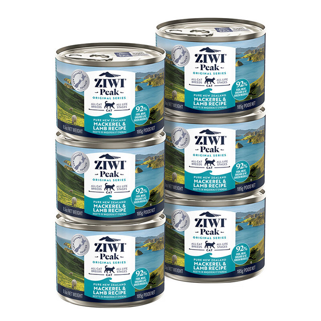 今日必买：ZIWI 滋益巅峰 猫主食罐 185g*6罐 马鲛鱼羊肉