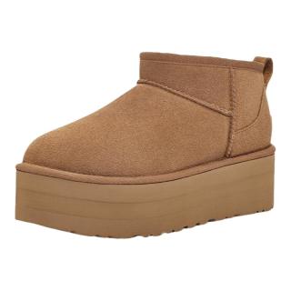 UGG 秋季女士舒适时尚经典迷你纯色厚底保暖休闲短筒雪地靴1135092