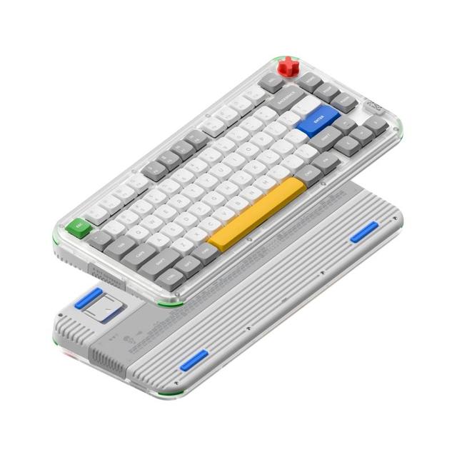 NuPhy Kick75机械键盘 黛粉轴-踩雪音-42gf  Max轴（高轴）QMK版  单键盘