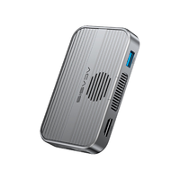 阿卡西斯(acasis)磁吸硬盘盒扩展坞移动固态M.2 NVMe外置盒SSD适用苹果iPhone17Pro手机电脑扩容电子尿袋EC1401