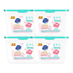 超能 云感香柔凝珠288g*3盒 蚕丝蛋白精华洗护合一十倍洁净108颗