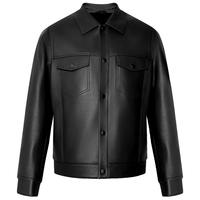 【绵羊皮】利郎真皮皮衣男士2025秋冬商务翻领皮夹克外套男装