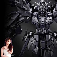 蒂米妮长龙EX黑强袭自由高达模型1/100修复版 光翼国产拼装机甲可动手