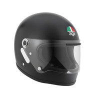 AGV X3000复古巡航机车摩托车头盔男女四季全盔 MATT BLACK(哑黑) L(适合58-59头围)