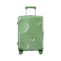 卡拉羊芝士行李箱20登机箱女防刮耐磨拉杆箱男轻便大容量旅行箱 牛油果绿（加厚铝合金拉杆） 20吋登机箱【中短途旅行】