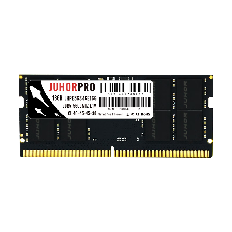  JUHOR/玖合 DDR5 5600 笔记本内存条  16GB