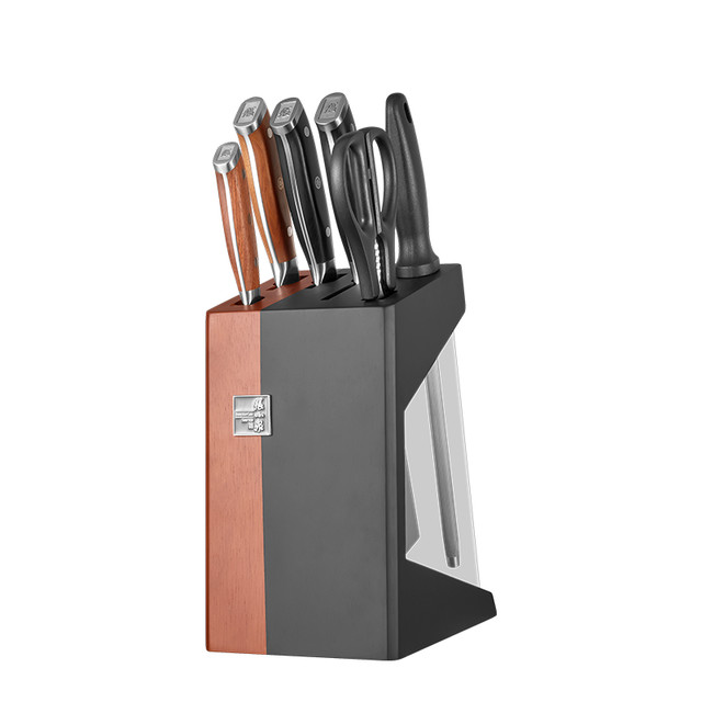 張小泉 飒火烧赤壁D31640100  家用刀具套装 七件套刀 ！