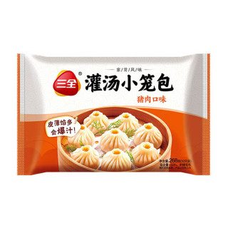 三全 家常风味灌汤小笼包268g