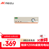 魅族 MEIZU PANDAER 120W GaN 桌面充电插座 白金独角兽 插座插线板
