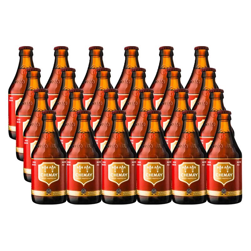  CHIMAY/智美 修道士精酿 啤酒  智美红帽 330mL 24瓶 整箱装 330ml