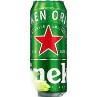 喜力 啤酒经典罐装黄啤 经典风味 500ml*12罐啤酒整箱精酿啤酒自营