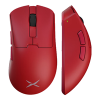 多彩（Delux）M900Pro高阶轻量化无线鼠标游戏电竞鼠标2.4G双模有线PAW3395可充电轻量化右手通用型人体工学设计 M900 Ultra【至臻版】红