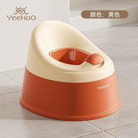 英氏（YEEHOO）儿童马桶坐便器宝宝小马桶婴儿训练厕所家用尿盆 黄色+20个清洁袋