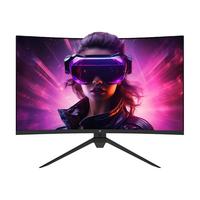 KTC H27S12P 27英寸 HVA 曲面 G-sync FreeSync 显示器（2560×1440、170Hz、120％sRGB、HDR10）