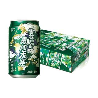 BEER 雪花 SNOWBEER BEER BEER 勇闯天涯 丛林迷彩 8度啤酒 330ml*24听