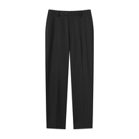 京东京造 西裤男裤子休闲裤男秋季西装 黑32 黑色