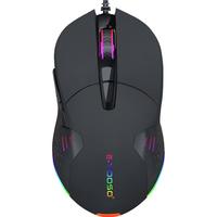 e元素 X-6 有线鼠标 3200DPI RGB 黑色