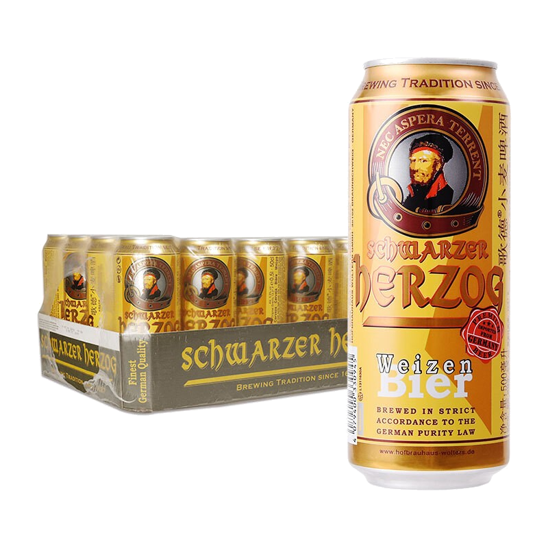  Schwarzer Herzog/歌德 小麦啤酒  500ml*24 听装