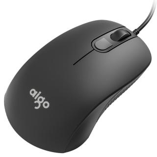 aigo 爱国者 Q21 有线鼠标 1600DPI 黑色
