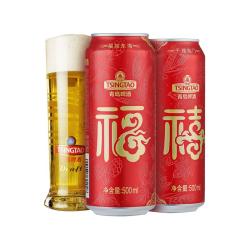 青岛啤酒 福罐 10度啤酒 500ml*6