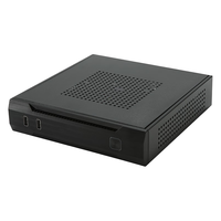  SKTC 半高工控 ITX机箱 脚座 USB双2.0  黑色